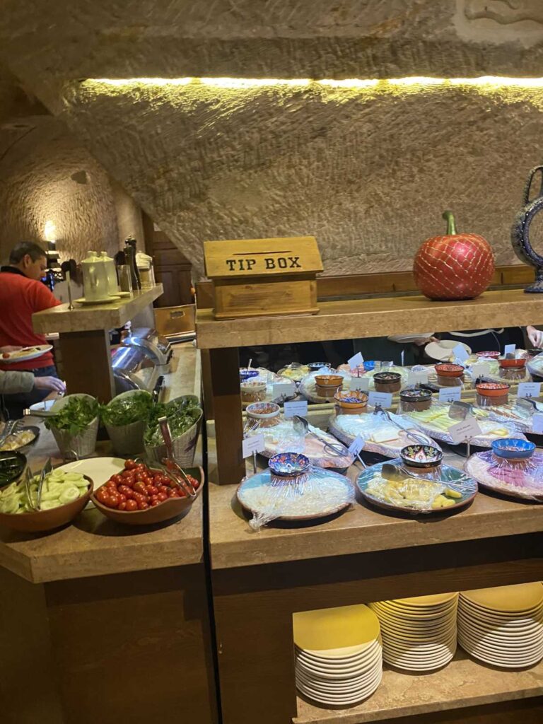 Utopia cave hotel Καππαδοκία -πρωινό