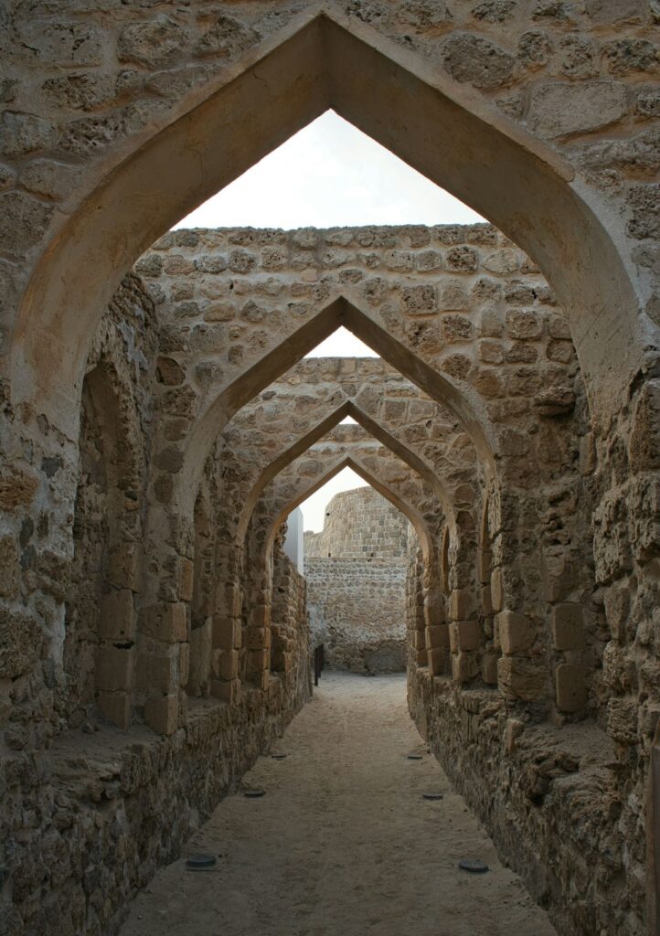 The Qalat Al Bahrain. A historical site in Bahrain recognized by UNESCO